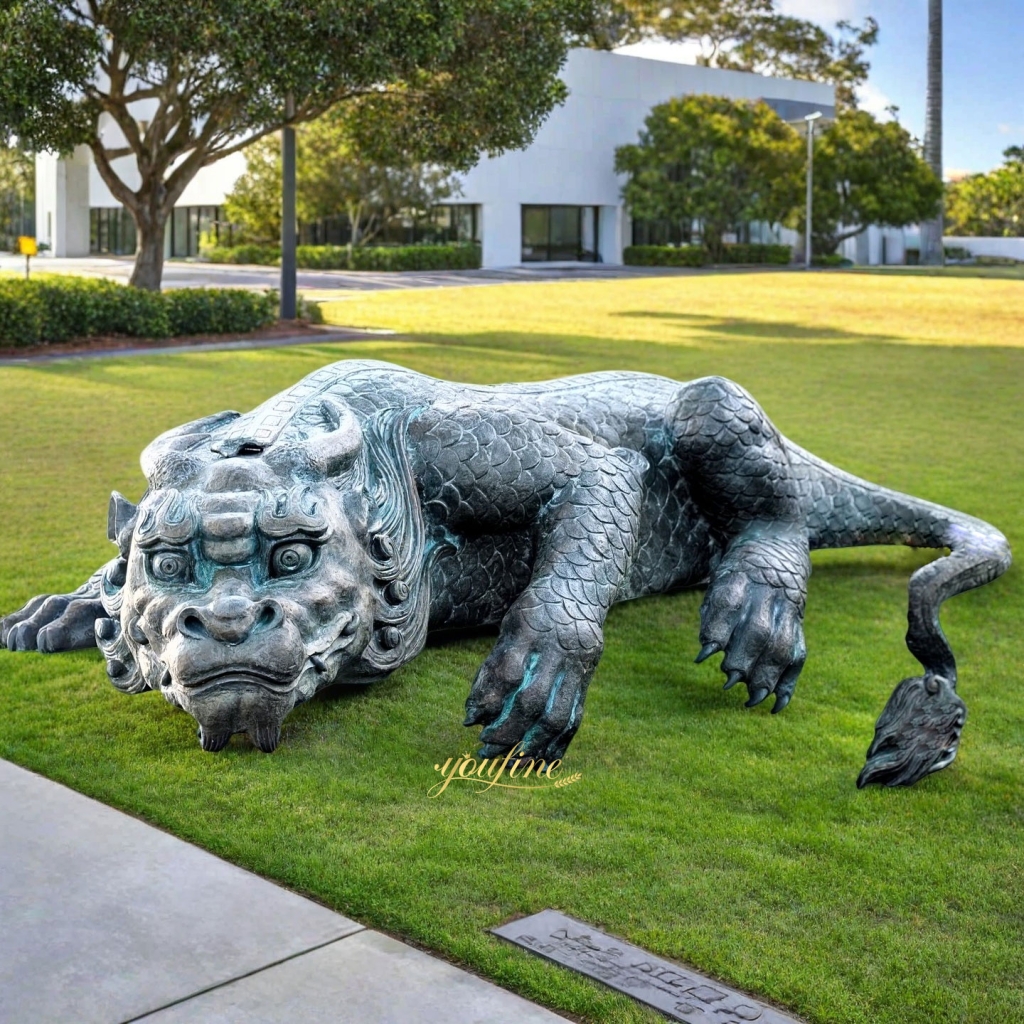 Water Absorbing Beast Ancient Animal Sculpture BAN-489 - Mythical Creatures Statues - 4