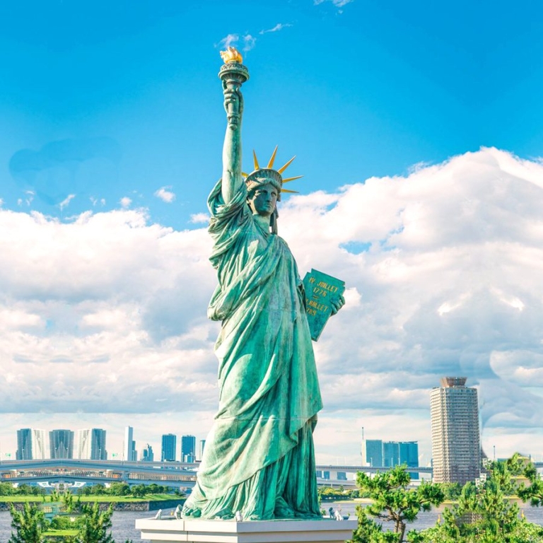 famous Statue of Liberty