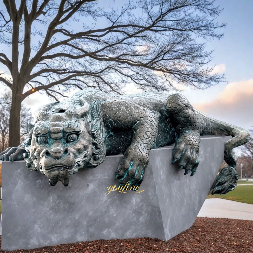 Water Absorbing Beast Ancient Animal Sculpture BAN-489 - Mythical Creatures Statues - 3