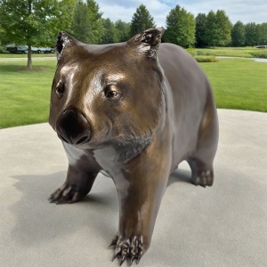 Bronze Big Wombat Garden Statue BAN-522