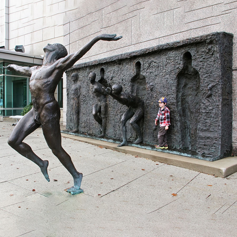 Famous Bronze Freedom Sculpture BFI-212 - Bronze Figure Sculpture - 4