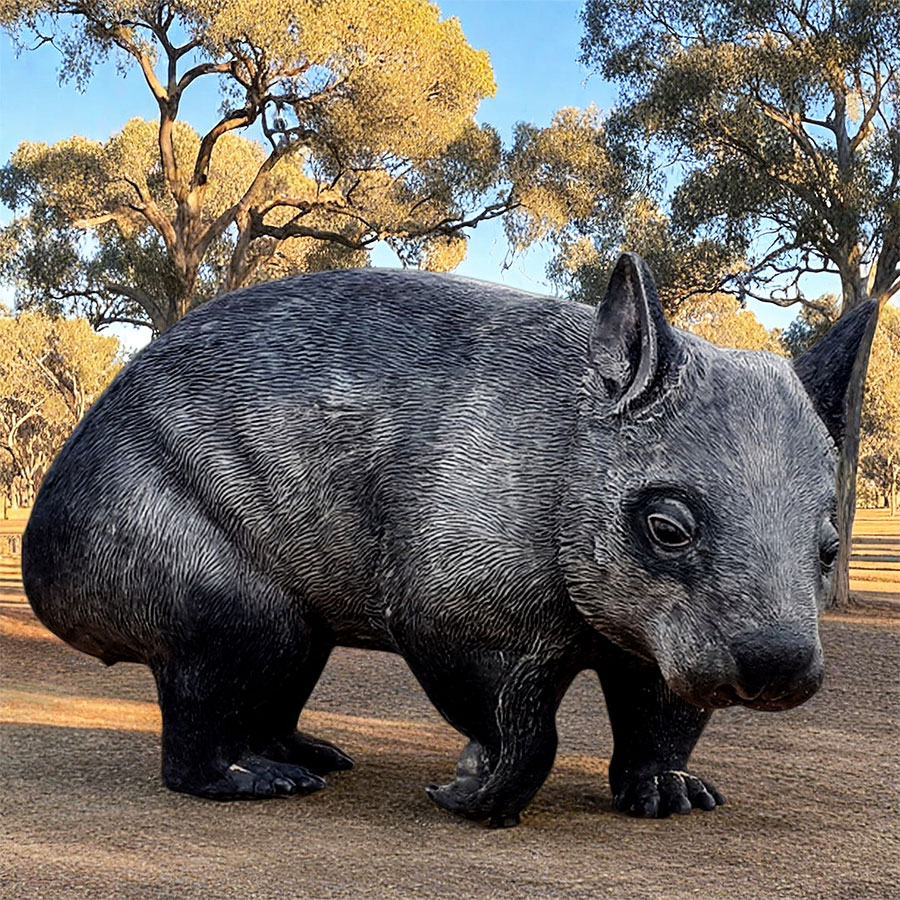 Bronze Giant Wombat Statue BAN-521 - Bronze Animal Sculpture - 1
