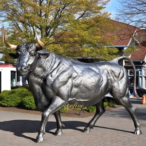 Outdoor Lifelike Bronze Ox statue BAN-512