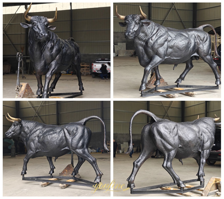 Outdoor Lifelike Bronze Ox statue BAN-512 - Bronze Bull Sculpture - 2