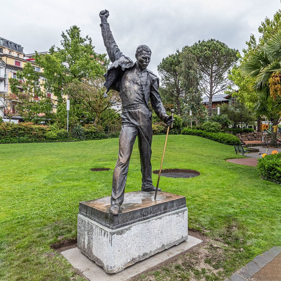 Life Size Freddie Mercury Statue for sale BFI-210 - Bronze Figure Sculpture - 5