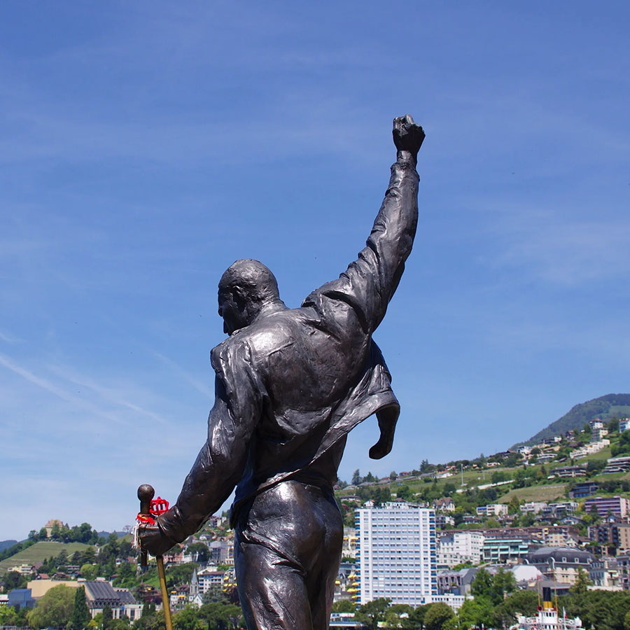 Life Size Freddie Mercury Statue for sale BFI-210 - Bronze Figure Sculpture - 2