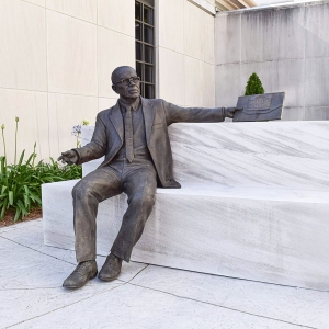 Custom Bronze Fred D. Gray Lawyer Sculpture BFI-213