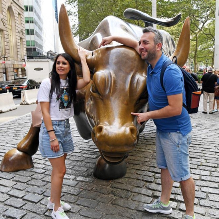 New York Wall Street Bull Statue