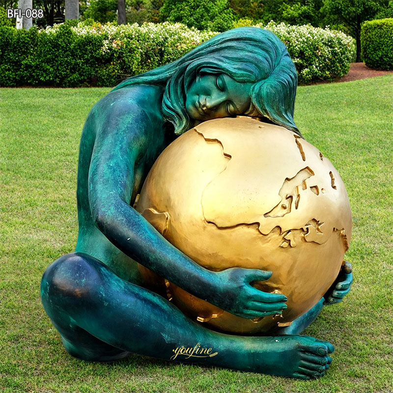 Outdoor Bronze Mother Earth Statue BFI-088 - Bronze Figure Sculpture - 1