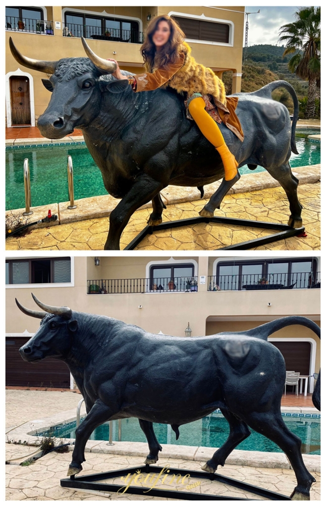 Outdoor Lifelike Bronze Ox statue BAN-512 - Bronze Bull Sculpture - 5