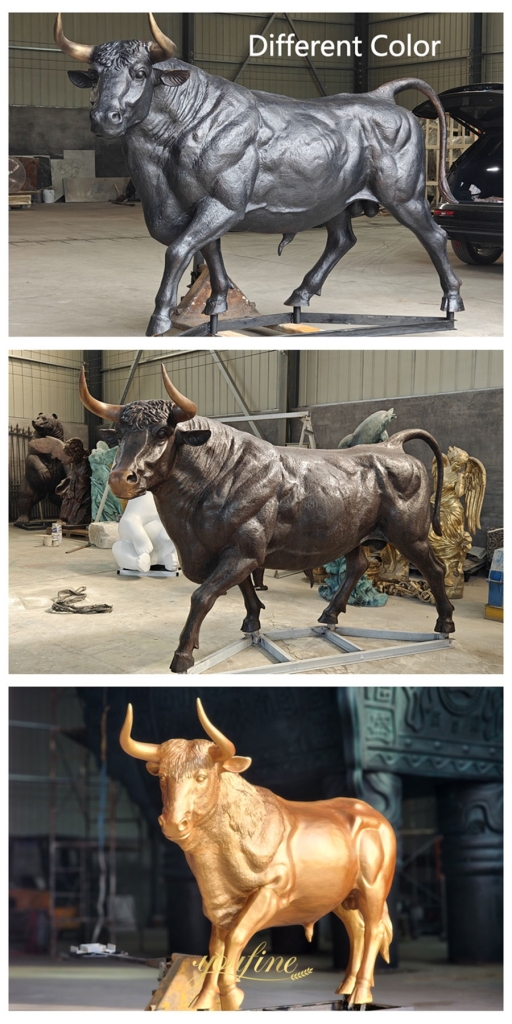 Outdoor Lifelike Bronze Ox statue BAN-512 - Bronze Bull Sculpture - 4
