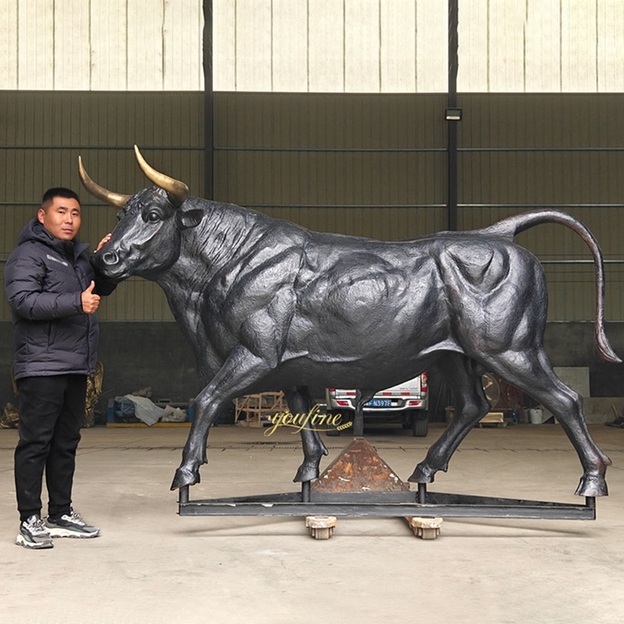 Outdoor Lifelike Bronze Ox statue BAN-512 - Bronze Bull Sculpture - 3