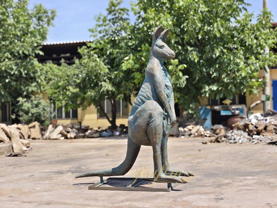 Red Kangaroo Sculpture