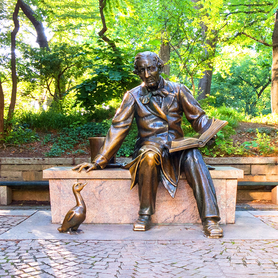 large Sitting Andersen Statue