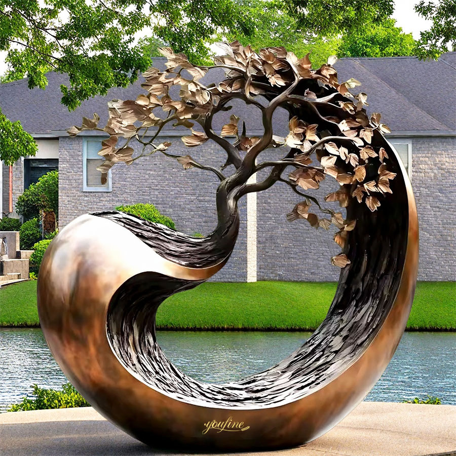 Bronze Abstract Tree Sculpture - Abstract Bronze Sculpture - 1