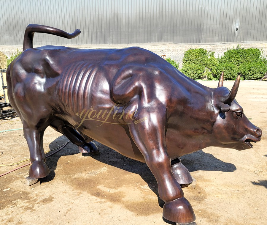 Bronze Wall Street Bull and Bear Statue BAN-506 - Bronze Bear Statues - 6