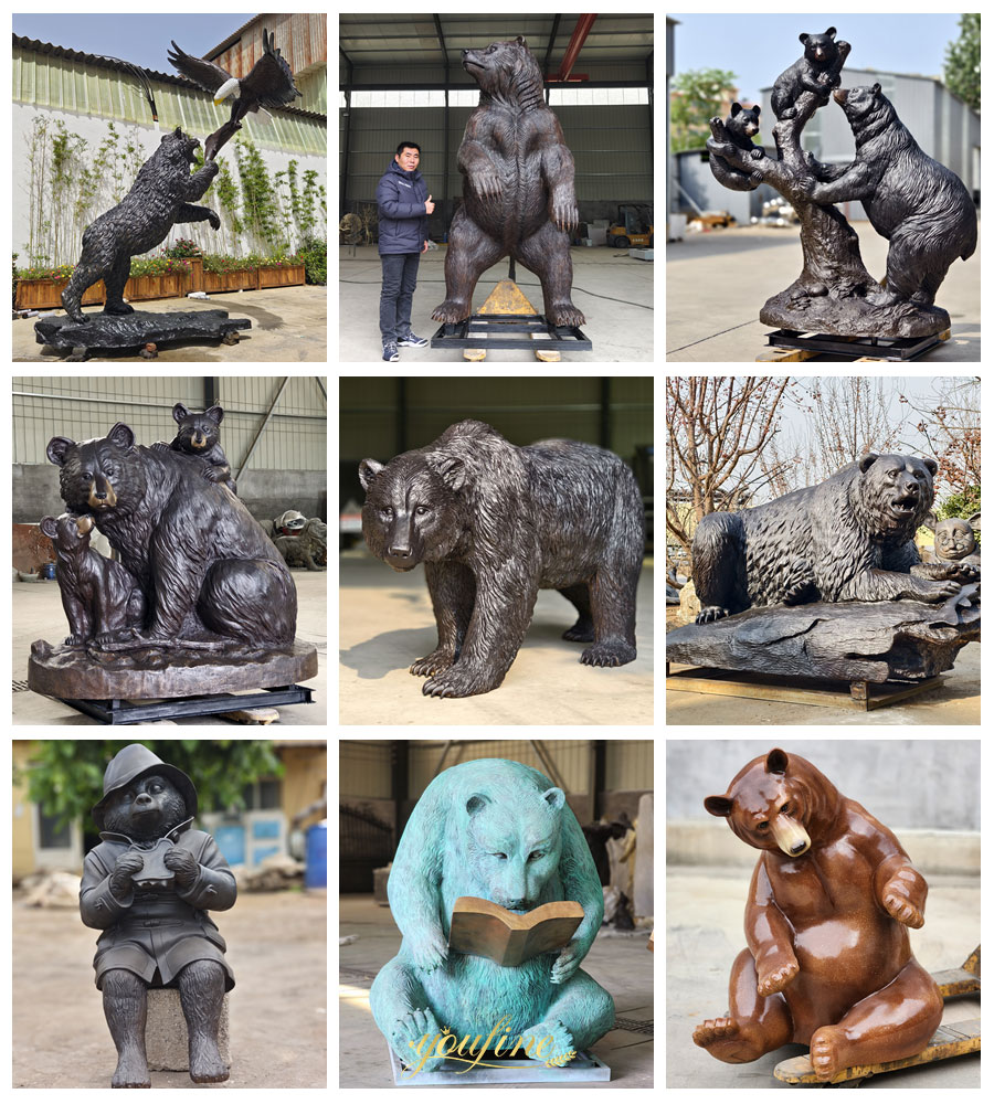 Bronze Big Wombat Garden Statue BAN-522 - Bronze Animal Sculpture - 6