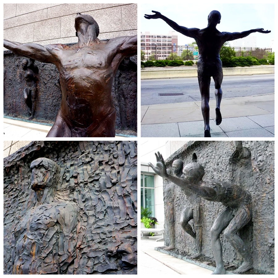 Famous Bronze Freedom Sculpture BFI-212 - Bronze Figure Sculpture - 3