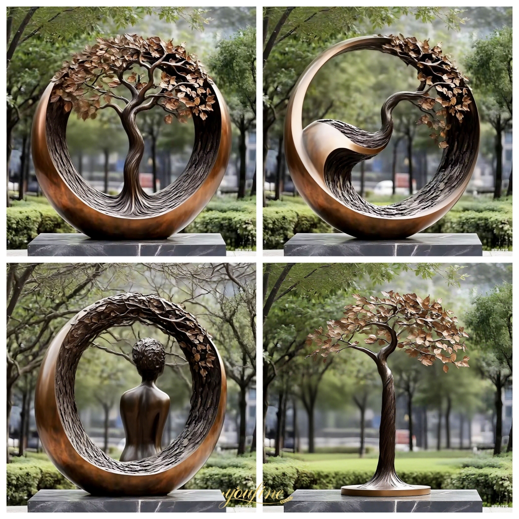 Bronze Abstract Tree Sculpture - Abstract Bronze Sculpture - 4