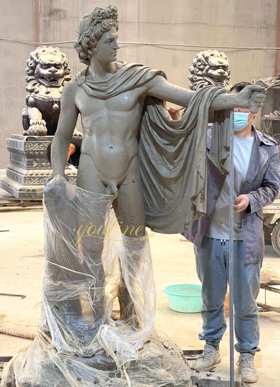 Apollo Statue clay model