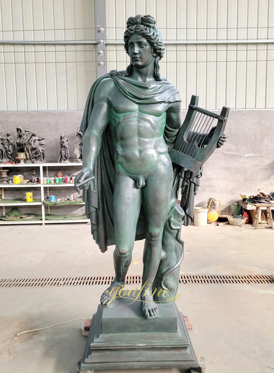 Bronze Apollo Statue
