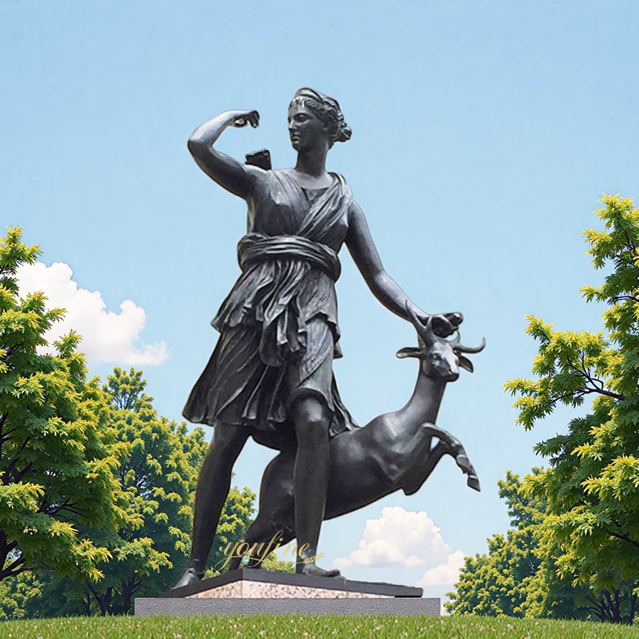 Bronze Artemis Statue