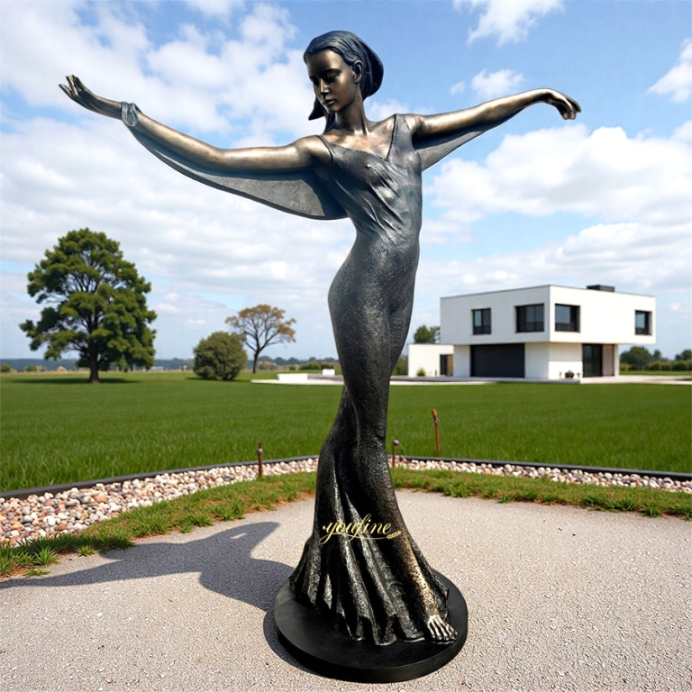 Life Size Bronze Dancer Sculpture BFI-222