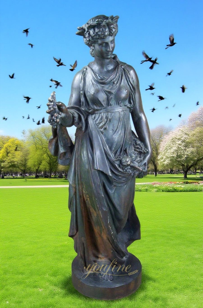 Demeter Greek Goddess of Harvest Statue