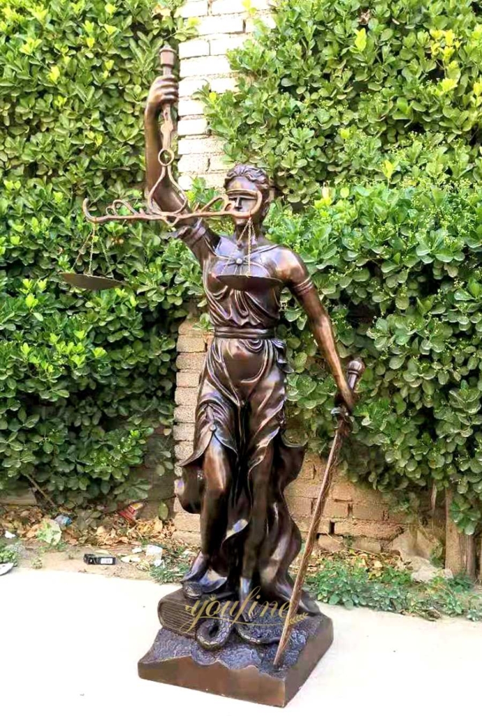 Goddess of Justice bronze Sculpture