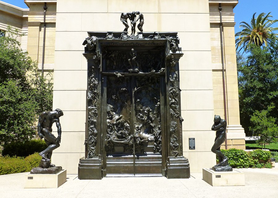 The Gates of Hell bronze statue