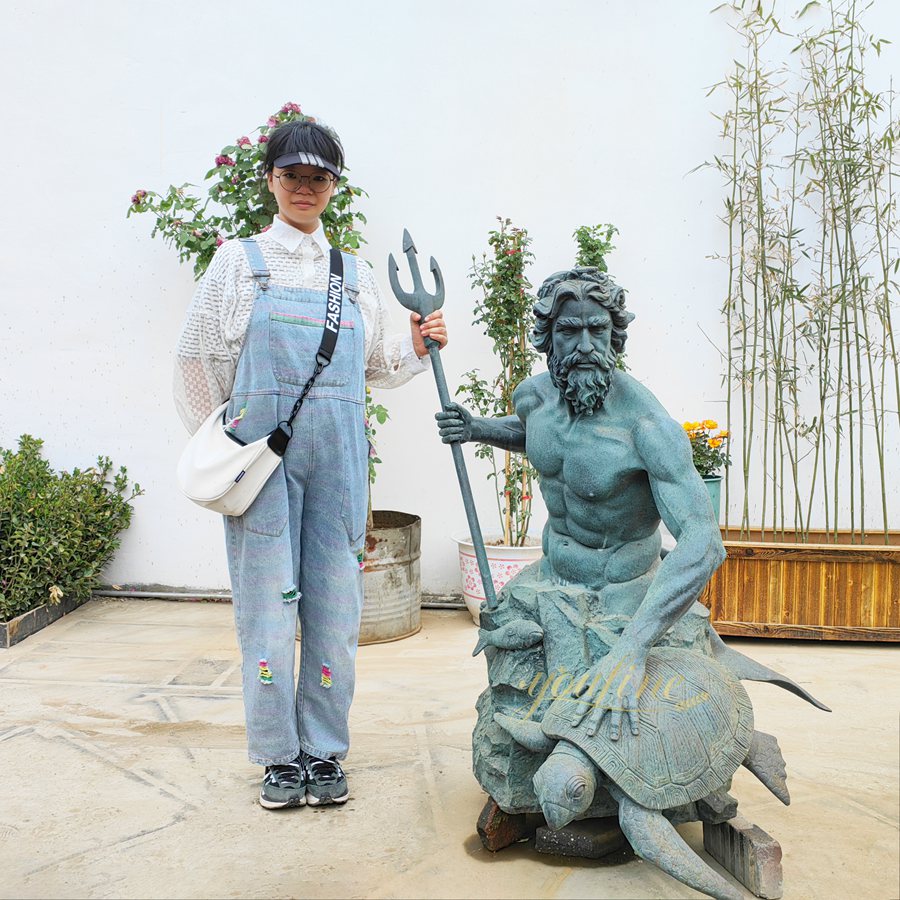 bronze Poseidon Sculpture art