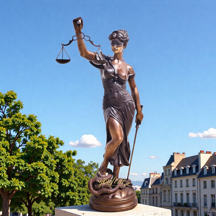 lifesize Goddess of Justice Sculpture