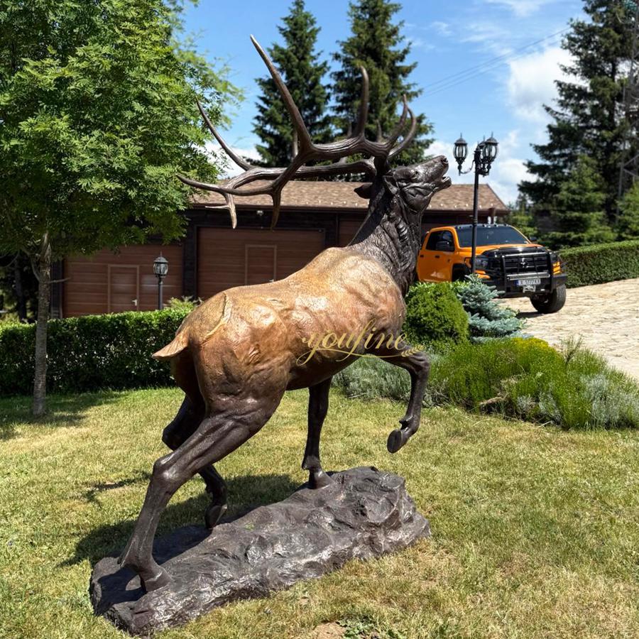 Deer Sculptures Placed in Hunting Grounds