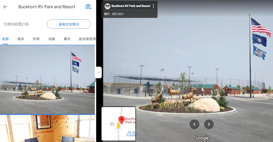 The Ultimate Guide to Bronze Deer, Stag, Elk, and Moose Sculptures in Western Art and Landscape - Blog - 19 Buckhorn RV Roundabout deer statue feedback