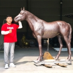 YouFine Standing horse sculpture