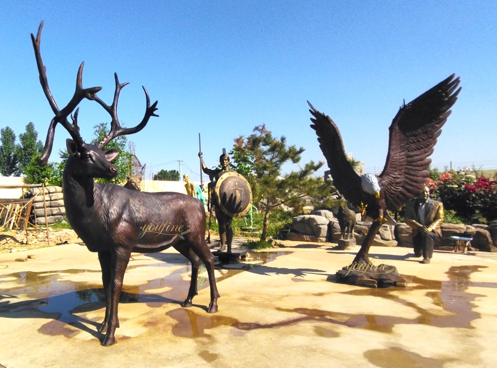 How to Choose a Reliable Bronze Deer Statue Supplier? - Blog - 17 Bronze deer and bronze eagle sculptures