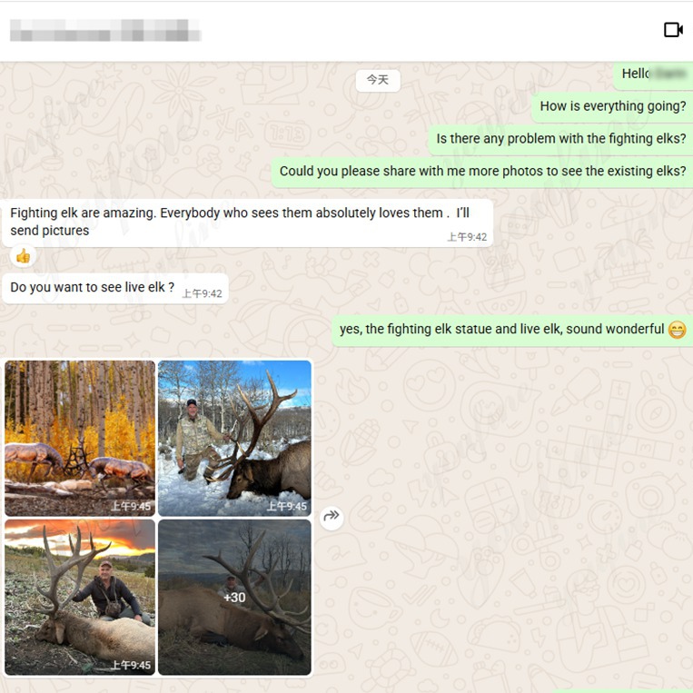 How to Choose a Reliable Bronze Deer Statue Supplier? - Blog - 12 fighting elk customer feedback