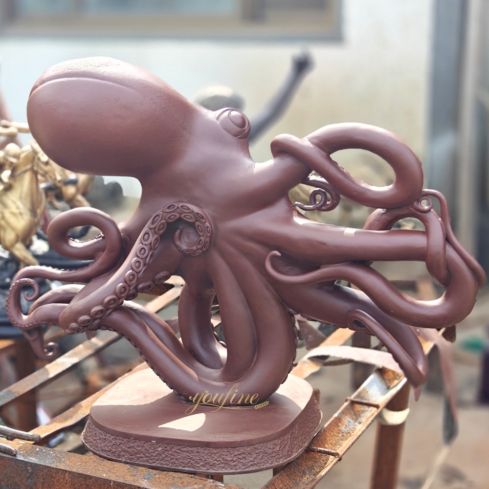 bronze giant octopus statue
