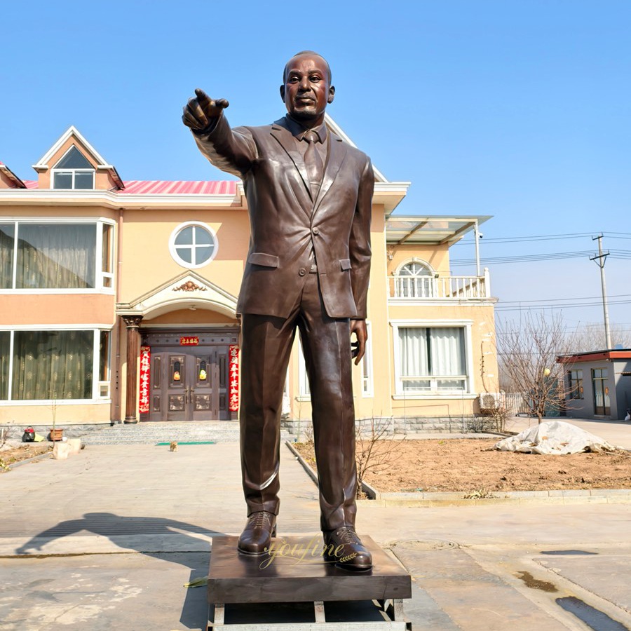 Central Park Bronze Indian Hunter Statue BFI-227 - Bronze Figure Sculpture - 12