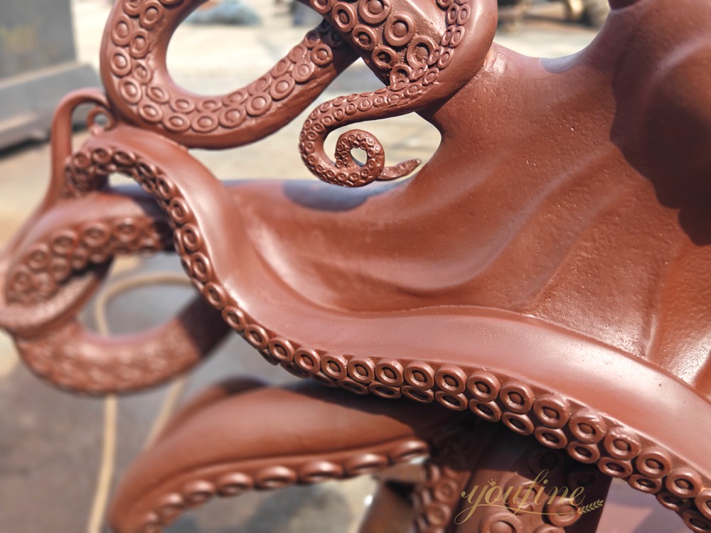 Outdoor Garden Octopus Statue BAN-579 - Other Animal sculptures - 3 bronze octopus sculpture outdoor