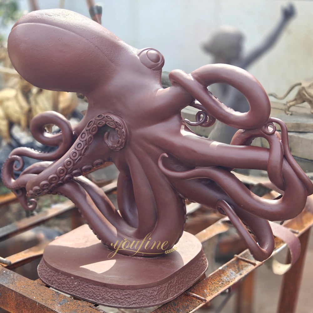Outdoor Garden Octopus Statue BAN-579 - Other Animal sculptures - 4 bronze octopus statues for sale