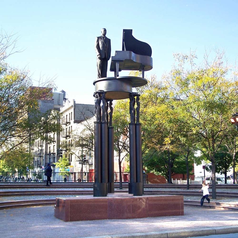 famous Duke Ellington sculpture