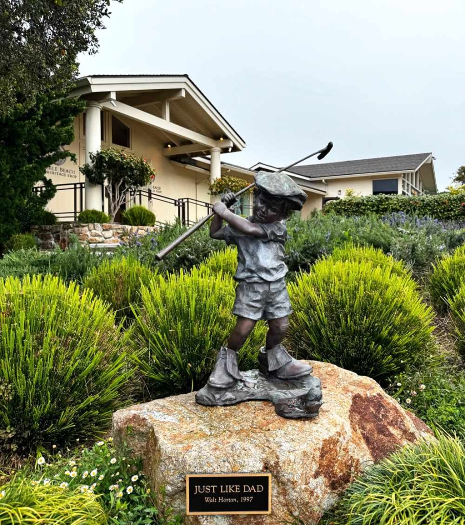 Golf Course child statue