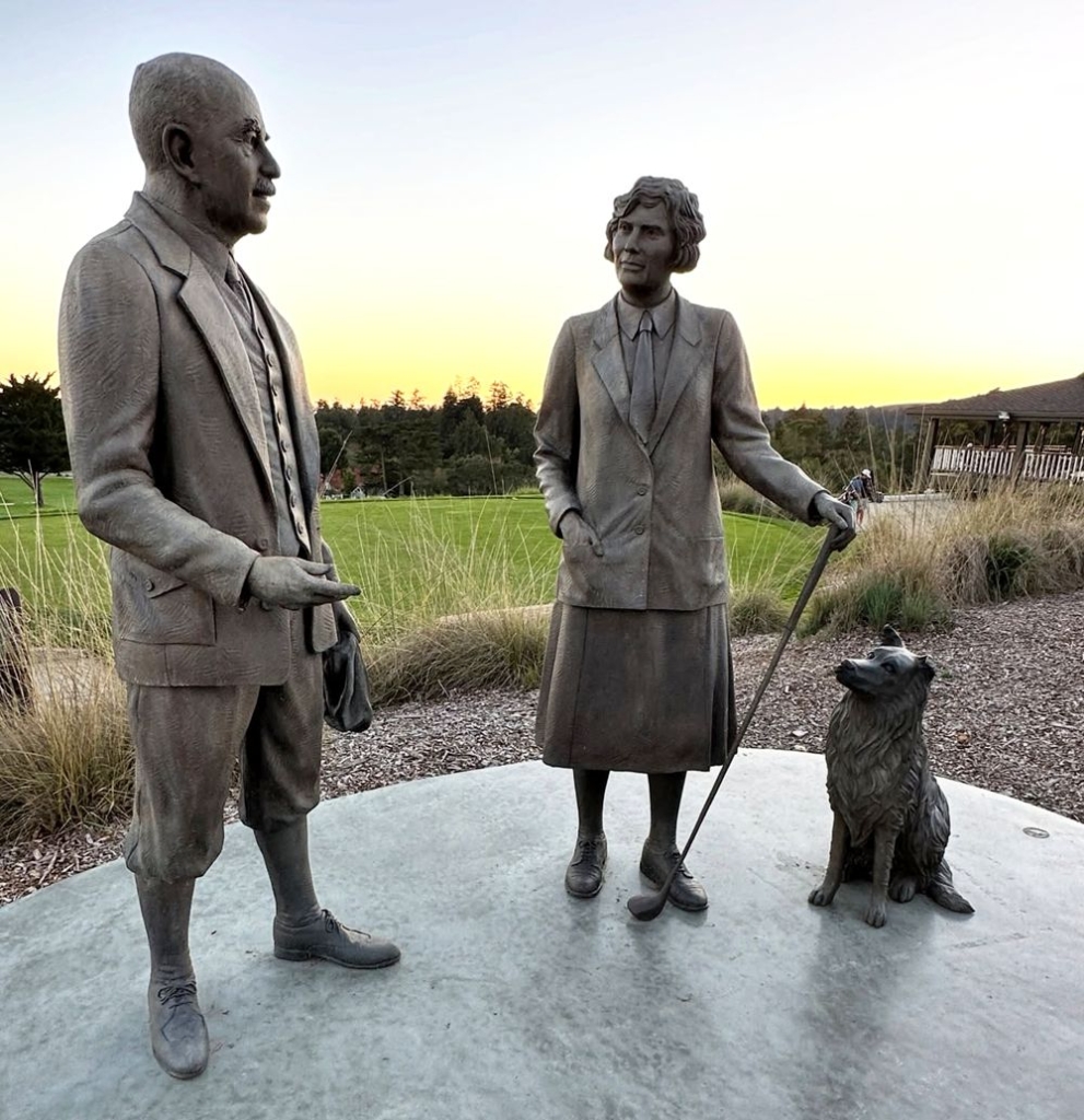 Golf Course figure statue