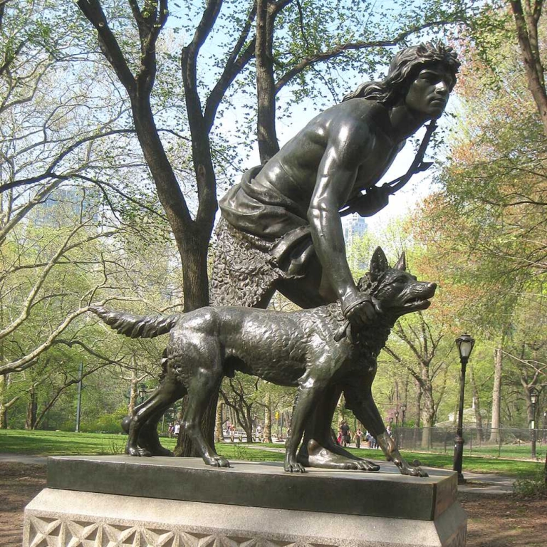 famous Hunter sculpture