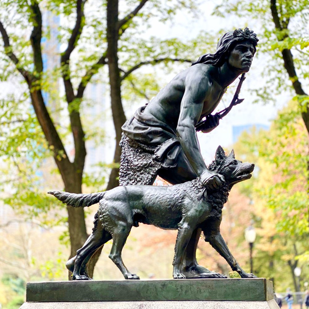famous Indian Hunter Statue