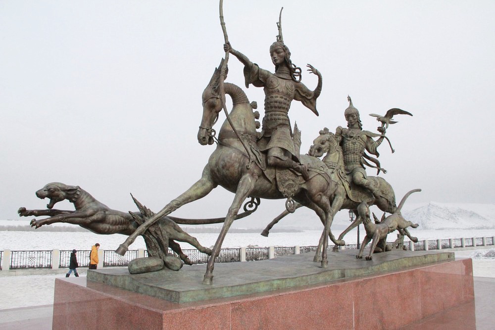 Royal Hunting Sculptures BFI-226 - Bronze Figure Sculpture - 6 custom Royal Hunt sculpture