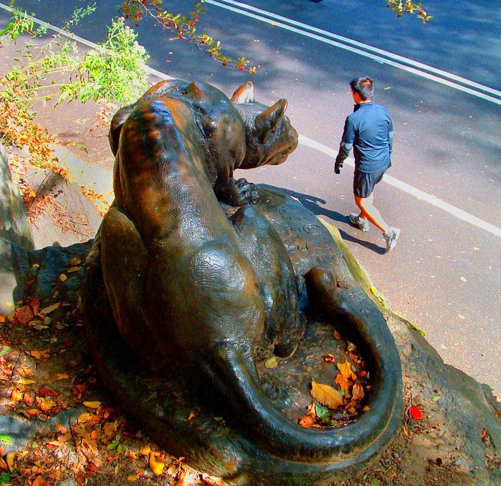 Top 10 Most Popular Bronze Sculptures in Central Park - Blog - 22 famous Still Hunt sculpture