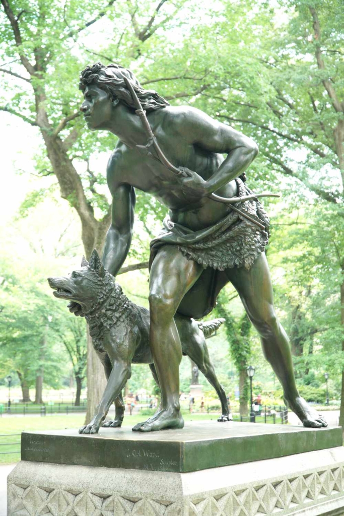 Central Park Bronze Indian Hunter Statue BFI-227 - Bronze Figure Sculpture - 2 The famous Hunter statue