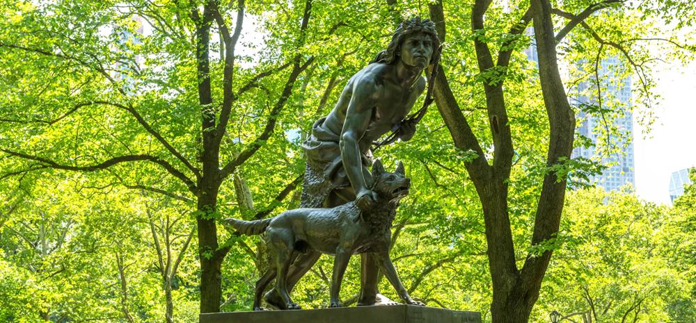 Top 10 Most Popular Bronze Sculptures in Central Park - Blog - 18 The famous Indian Hunter statue